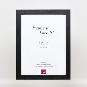 Efekt Drewniana ramka na zdjęcia Profil 52 czarny 20x25 cm Szkło antyrefleksyjne