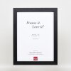 Efekt Drewniana ramka na zdjęcia Profil 52 czarny 20x25 cm Szkło antyrefleksyjne