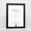 Efekt Drewniana ramka na zdjęcia Profil 52 czarny 20x25 cm Szkło antyrefleksyjne