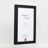 Efekt Drewniana ramka na zdjęcia Profil 52 czarny 20x25 cm Szkło antyrefleksyjne