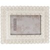 Clayre & Eef 2F0940 Ramka na zdjęcia 16x2x21 cm - 10x15 cm biała prostokątna