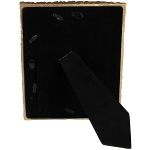 Clayre & Eef 2F0947 Ramka na zdjęcia 19x2x24 cm - 13x18 cm Prostokąt w kolorze złotym