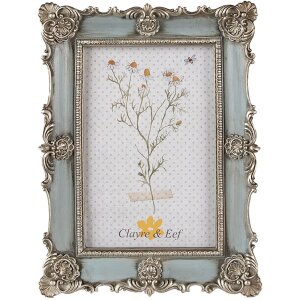 Clayre & Eef 2F0995 Ramka na zdjęcia 15x2x20 cm Blue...