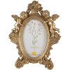 Clayre & Eef 2F1011 Ramka na zdjęcia 20x3x26 cm - 10x15 cm w kolorze złotym
