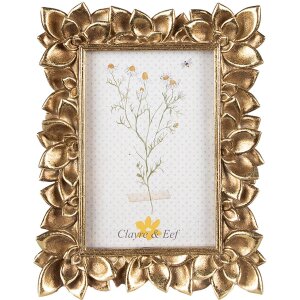 Clayre & Eef 2F1022 Ramka na zdjęcia złota 16x2x21 cm...