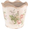 Clayre & Eef 6CE1537M Doniczka Różowy Beż Ø 16x14 cm Ceramiczna Romantyczna