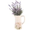 Clayre & Eef 6CE1558M Doniczka dekoracyjna 15x10x19 cm różowy-beżowy