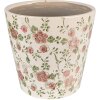 Clayre & Eef 6CE1566M Doniczka dekoracyjna Ø 17x16 cm różowa - beżowa
