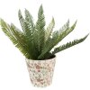 Clayre & Eef 6CE1566M Doniczka dekoracyjna Ø 17x16 cm różowa - beżowa