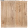 Clayre & Eef 6H2265 Szafka ścienna 53x15x51 cm Biały - Brązowy Prostokąt