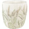 Clayre & Eef 6TE0463S Doniczka Ø 13x13 cm zielona - beżowa
