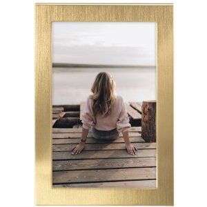 Hama Aluminiowa ramka na zdjęcia Riva 10x15 cm złota