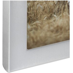 Hama aluminiowa podwójna ramka Calais srebrna na 2 zdjęcia 10x15 cm