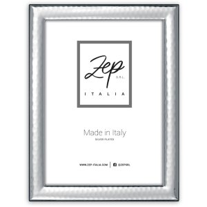 Metalowa ramka portretowa ZEP Pesaro 10x15 cm srebrna błyszcząca