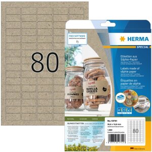 HERMA 10751 Etykiety papierowe Silphie A4 35,6x16,9 mm...