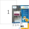 HERMA 10784 Etykiety foliowe odporne na warunki atmosferyczne A4 210x297mm białe, mocny klej