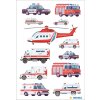 HERMA 15739 Sticker Blaulicht Fahrzeuge 12er-Set Kinder