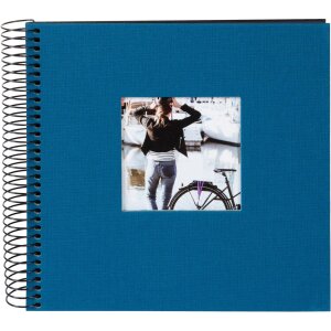 Album spiralny Goldbuch Bella Vista petrol 20x20 cm 40 czarnych stron