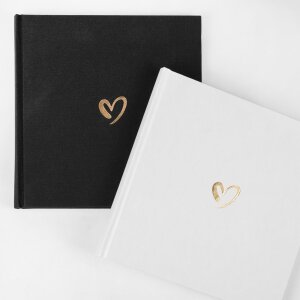 Lniany album fotograficzny Walther Emotion 20x20 cm 40 białych stron