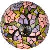 LumiLamp 5LL-6308 Lampa stołowa Tiffany różowa Ø 30x50 cm E27-max 1x60W