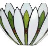 LumiLamp 5LL-6329 Kinkiet Tiffany biały 30x15x18 cm E14-max 1x40W