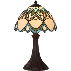 LumiLamp 5LL-6334 Lampa stołowa Tiffany Beige Ø...
