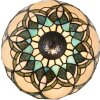 LumiLamp 5LL-6334 Lampa stołowa Tiffany Beige Ø 25x42 cm E14-max 1x40W