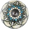 LumiLamp 5LL-6334 Lampa stołowa Tiffany Beige Ø 25x42 cm E14-max 1x40W