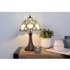 LumiLamp 5LL-6334 Lampa stołowa Tiffany Beige Ø 25x42 cm E14-max 1x40W