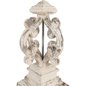 Clayre & Eef 5LMC0032 Lampa stołowa beżowo-szara Ø 40x79 cm E27-max 1x60W
