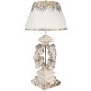 Clayre & Eef 5LMC0032 Lampa stołowa beżowo-szara Ø 40x79 cm E27-max 1x60W