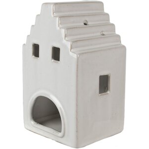 Clayre & Eef 6CE1588L Stojak na podgrzewacze Christmas Cottage Beige 10x9x17 cm