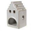 Clayre & Eef 6CE1588M Świecznik Christmas Cottage Beige 9x7x14 cm