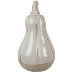 Clayre & Eef 6CE1594L Deko Kürbis Beige Ø 11x18 cm