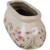 Clayre & Eef 6CE1602S Doniczka do wnętrz różowo-beżowa 18x7x7 cm
