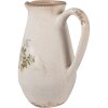 Clayre & Eef 6CE1606M Dzbanek dekoracyjny beżowy 17x13x22 cm
