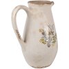 Clayre & Eef 6CE1606M Dzbanek dekoracyjny beżowy 17x13x22 cm