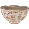 Clayre & Eef 6CE1626M Doniczka do wnętrz beżowo-różowa Ø 21x12 cm