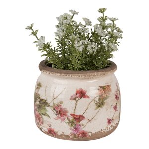 Clayre & Eef 6CE1628S Doniczka ceramiczna...