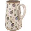 Clayre & Eef 6CE1640L Dzbanek dekoracyjny beżowo-niebieski 21x15x23 cm