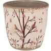 Clayre & Eef 6CE1641L Doniczka do wnętrz beżowo-brązowa Ø 16x16 cm