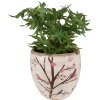 Clayre & Eef 6CE1645L Doniczka do wnętrz beżowo-brązowa Ø 18x17 cm