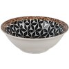 Clayre & Eef 6CEBO0061 Miska na zupę czarna biała Ø 15x5 cm - 300 ml