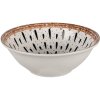 Clayre & Eef 6CEBO0062 Miska na zupę biało-czarna Ø 15x5 cm - 300 ml