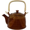 Clayre & Eef 6CETE0136 Czajniczek brązowy Ø 14x12 cm - 750 ml