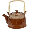 Clayre & Eef 6CETE0139 Czajniczek brązowy Ø 14x12 cm - 750 ml