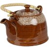 Clayre & Eef 6CETE0139 Czajniczek brązowy Ø 14x12 cm - 750 ml