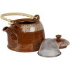 Clayre & Eef 6CETE0139 Czajniczek brązowy Ø 14x12 cm - 750 ml