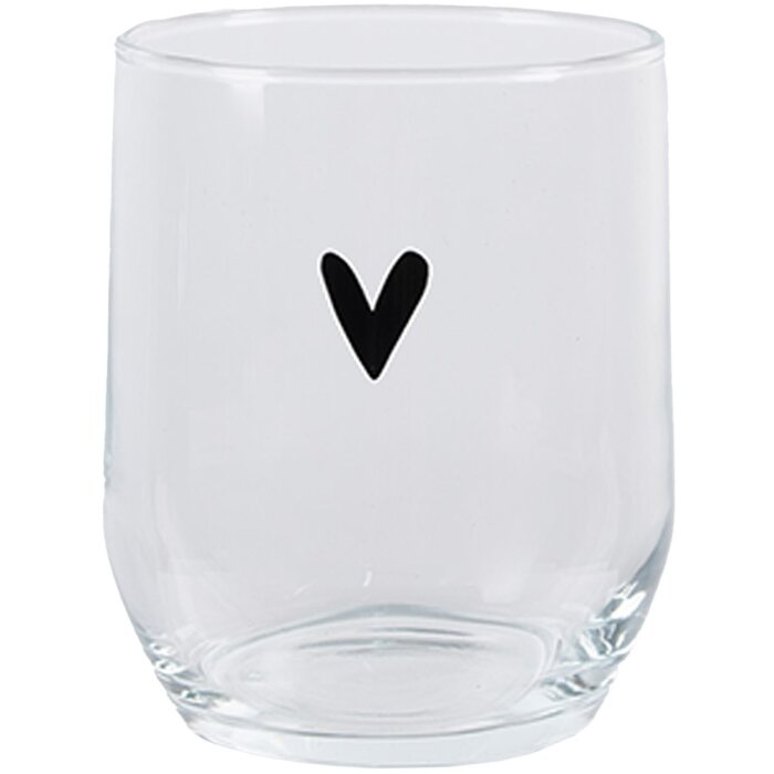 Clayre & Eef 6GL4398 Szklanka do wody przezroczysta 300 ml