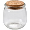 Clayre & Eef 6GL4409 Słoik do przechowywania z pokrywką przezroczysty Ø 7x8 cm
